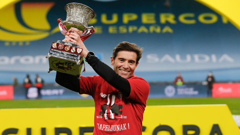 Bilbao vô địch Siêu Cúp Tây Ban Nha cùng Marcelino