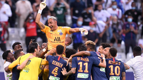 Navas giữ sạch lưới 10 trận sau 15 lần ra sân ở Ligue 1 mùa này