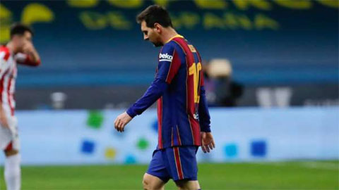 Messi bị treo giò 2 trận