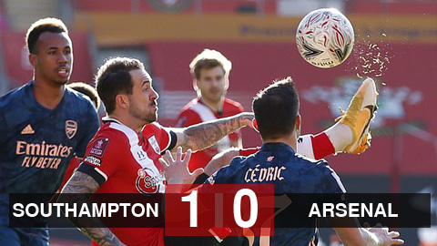 Kết quả Southampton 1-0 Arsenal: Pháo thủ trở thành cựu vương FA Cup