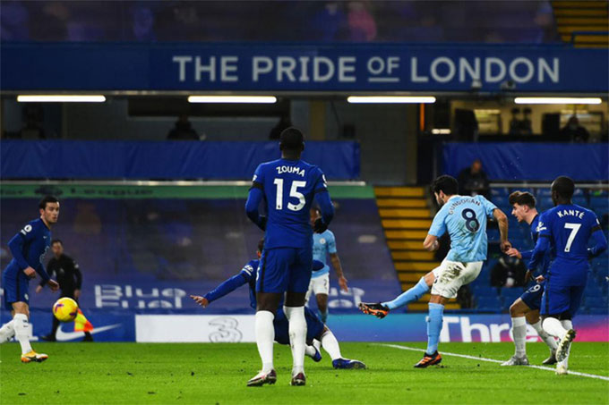 Chelsea thua Man City 1-3 trên sân nhà