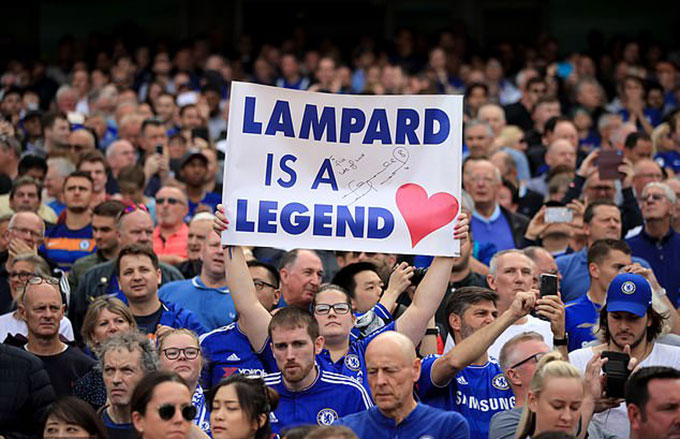 Người hâm mộ luôn yếu quý Lampard
