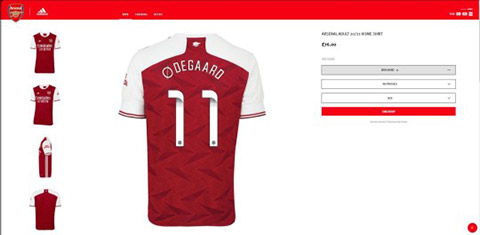 Odegaard có thể khoác áo số 11 tại Arsenal