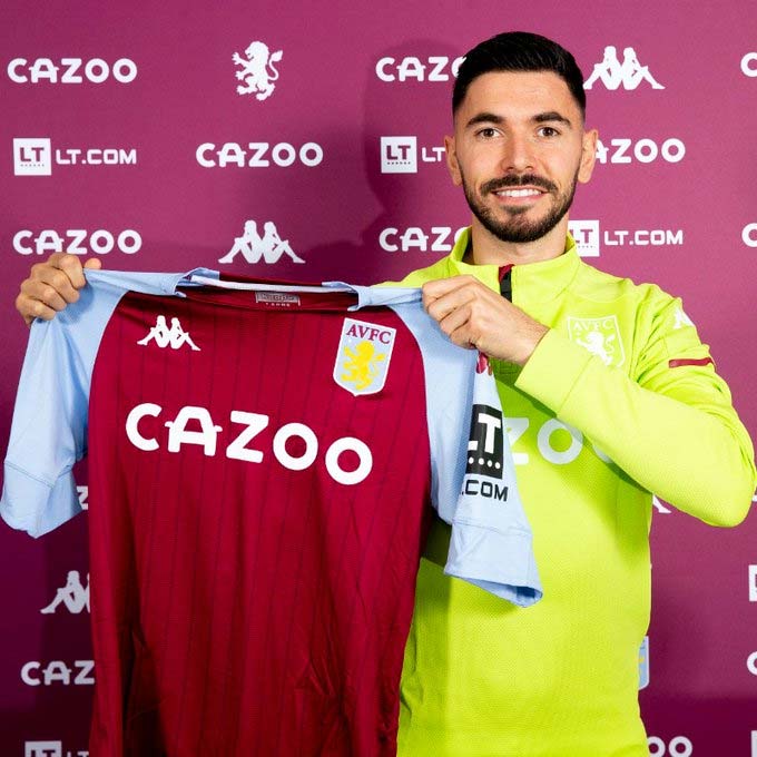 Morgan Sanson trong buổi lễ ra mắt Aston Villa