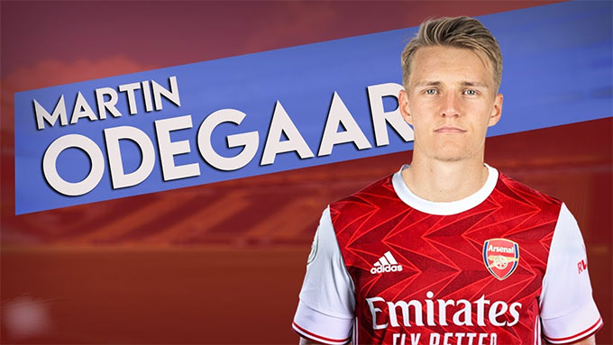 Odegaard mới sang Arsenal theo dạng cho mượn