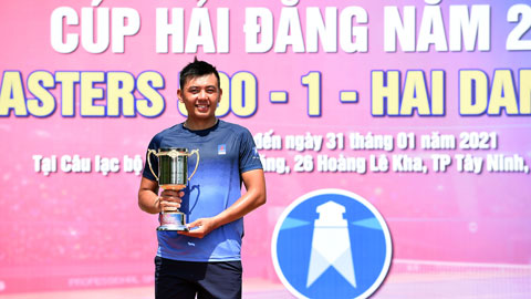 Lý Hoàng Nam lập cú đúp vô địch VTF Masters 500-1 năm 2021