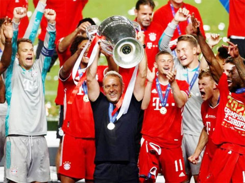 Flick cùng Bayern vô địch Champions League 2019/20
