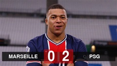 Marseille 0-2 PSG: Neymar dự bị, PSG có 3 điểm nhờ Mbappe và Icardi Marseille 0-2 PSG: Neymar dự bị, PSG có 3 điểm nhờ Mbappe và Icardi