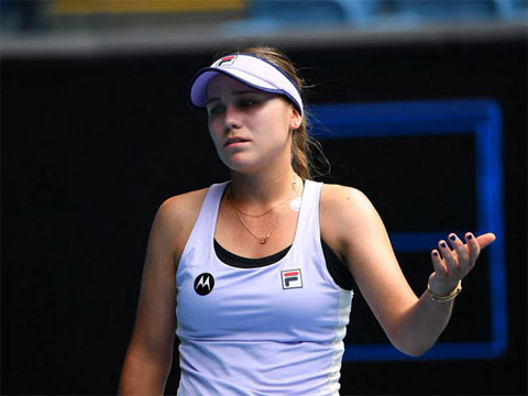 Sofia Kenin là người thứ ba trong top 10 hạt giống Australian Open 2021 bị loại sớm