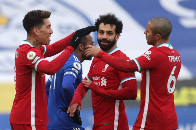 Salah mở tỷ số trận Leicester vs Liverpool