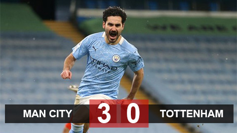 Man City 3-0 Tottenham: Chiến thắng hủy diệt