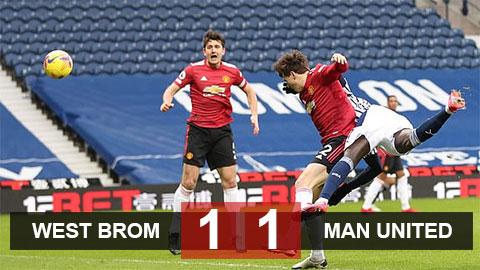West Brom 1-1 MU: Quỷ đỏ đang giúp Man City vô địch sớm