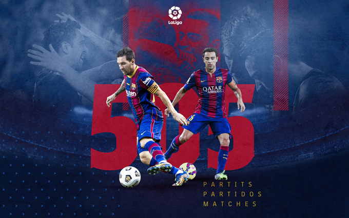 Messi cân bằng kỷ lục ra sân nhiều nhất tại La Liga cho Barca