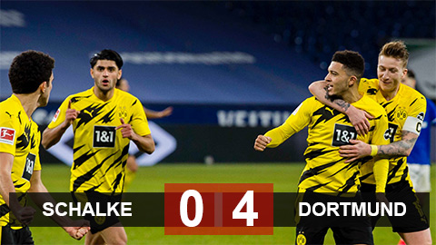 Schalke 0-4 Dortmund: Sancho đi vào lịch sử Bundesliga Schalke 0-4 Dortmund: Sancho đi vào lịch sử Bundesliga