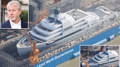 Tỷ phú Abramovich sắp có siêu du thuyền giá 430 triệu bảng