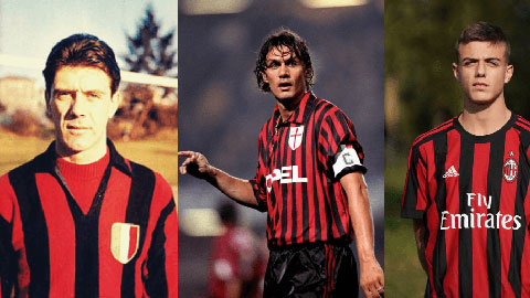 3 thế hệ nhà Maldini đều cống hiến cho Milan