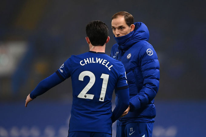 Chiwell đã mất vị trí chính thức sau khi Tuchel tới Chelsea