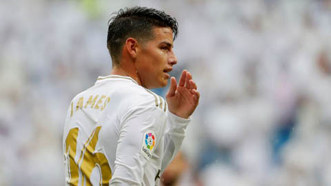 James Rodríguez cay đắng: 'Không ai ở Real muốn thấy tôi nữa'