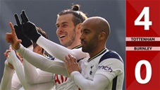 Tottenham vs Burnley: 4-0, ấn tượng với cú đúp của Gareth Bale