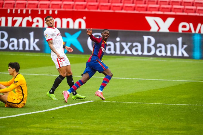 Dembele khai thông bế tắc cho Barca