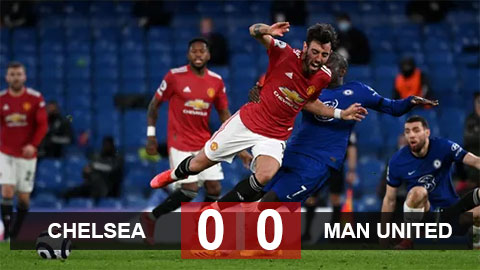 Chelsea 0-0 MU: Bất phân thắng bại, MU chạm mốc 20 trận bất bại liên tiếp trên sân khách Chelsea 0-0 MU: Bất phân thắng bại, MU chạm mốc 20 trận bất bại liên tiếp trên sân khách