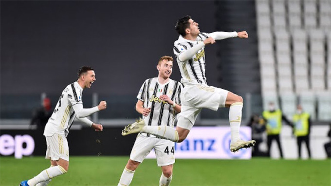 Morata mở tỷ số trận Juventus vs Spezia