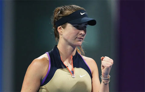 Elina Svitolina thua có ba game ở trận ra quân từ vòng hai