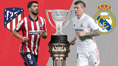 22h15 ngày 10/2: Atletico vs Real Madrid