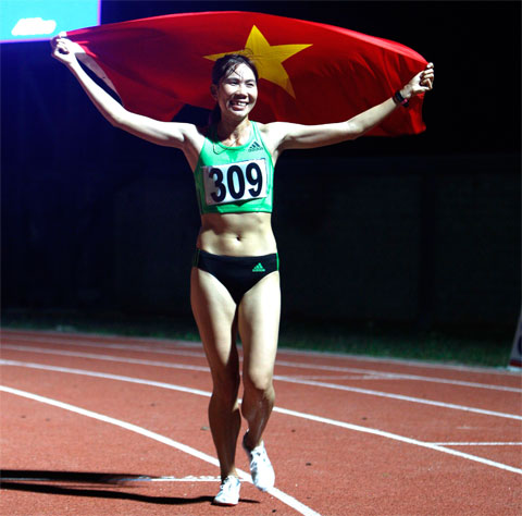 Thanh Hằng từng giành rất nhiều huy chương cho điền kinh Việt Nam tại SEA Games 	Ảnh: ĐỨC CƯỜNG