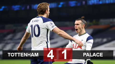 Tottenham 4-1 Palace: Bay trên đôi cánh Bale - Kane