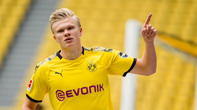 Dù còn rất trẻ nhưng Haaland đã là chân sút chủ lực của Dortmund