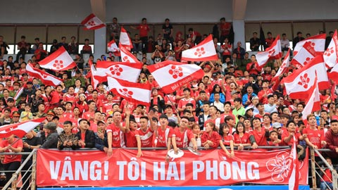 Hà Nội FC bất lợi khi Hải Phòng đón 5.000 khán giả tới Lạch Tray 