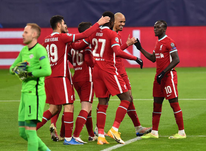 Chiến thắng trước Leipzig giúp Liverpool ngắt mạch trận thua đáng thất vọng