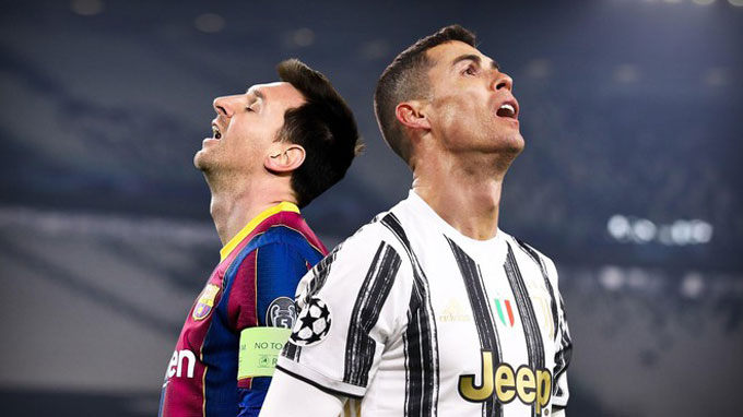 Messi và Ronaldo đã dừng chân từ vòng 1/8 Champions League