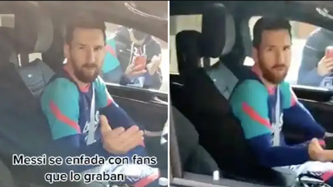 Messi nổi cáu với fan Barca do bị làm phiền