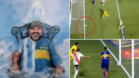 Boca Juniors được 'linh hồn Maradona' giúp thoát thua ngoạn mục