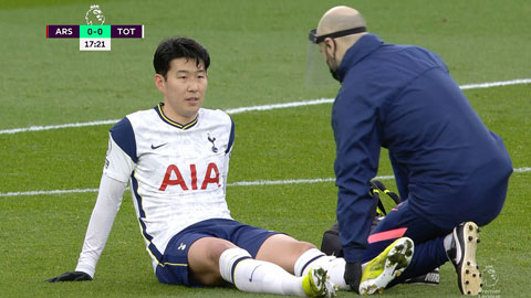 Son Heung-min chấn thương, chưa rõ ngày trở lại