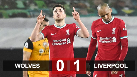 Wolves 0-1 Liverpool: Jota phá lưới đội bóng cũ, The Reds thắng trận thứ 2 liên tiếp