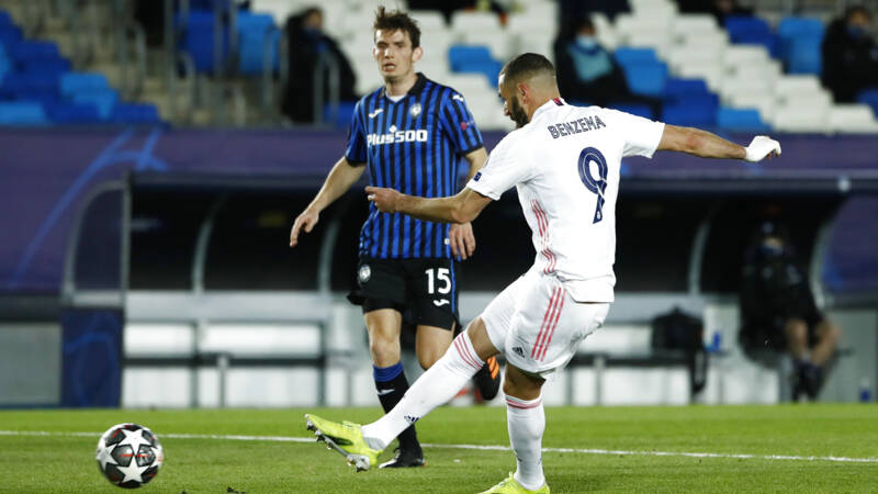 Bàn mở tỷ số trong trận Real Madrid vs Atalanta