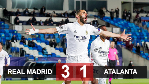 Kết quả Real Madrid vs Atalanta: Cựu binh tỏa sáng, Real ...