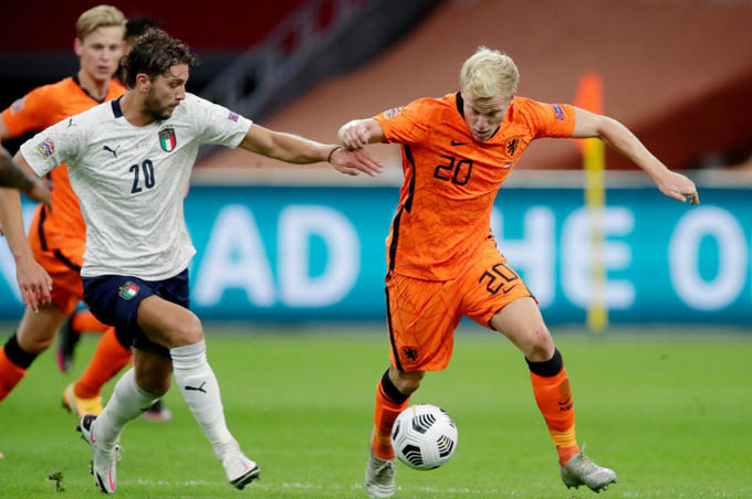 Van de Beek vẫn là nhân tố quan trọng của đội tuyển Hà Lan