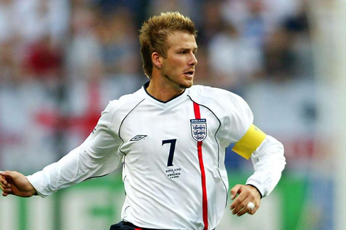 Beckham là một trong những người khoác áo ĐT Anh nhiều nhất lịch sử