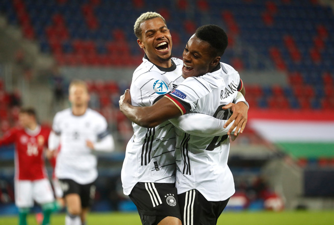 Nmecha và Baku cùng nhau lập công giúp U21 Đức đại thắng U21 Hungary