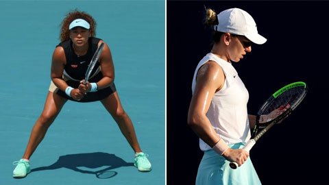 Miami Open 2021: Naomi Osaka lần đầu vào vòng bốn, Simona Halep bỏ cuộc