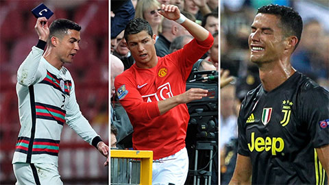 7 lần Ronaldo 'giận quá mất khôn'