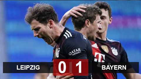 Leipzig 0-1 Bayern: Vắng Lewandowski, Hùm xám vẫn "xơi tái" kẻ thách thức Leipzig 0-1 Bayern: Vắng Lewandowski, Hùm xám vẫn "xơi tái" kẻ thách thức