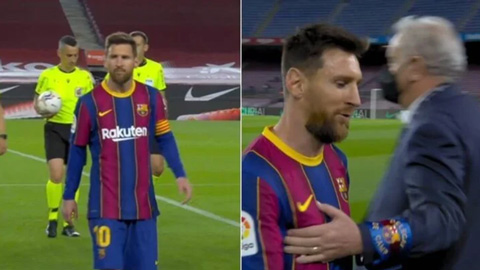 Messi tố trọng tài dọa phạt thẻ vàng ở trận Barca vs Valladolid