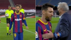 Messi tố trọng tài dọa phạt thẻ vàng ở trận Barca vs Valladolid Messi tố trọng tài dọa phạt thẻ vàng ở trận Barca vs Valladolid