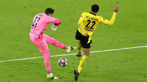 Jude Bellingham và Sancho bức xúc vì Dortmund bị từ chối bàn thắng trước Man City