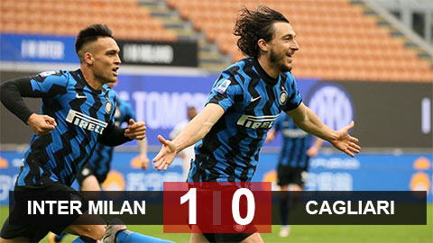 Kết quả Inter 1-0 Cagliari: Nerazzurri tiến thêm một bước tới chức vô địch